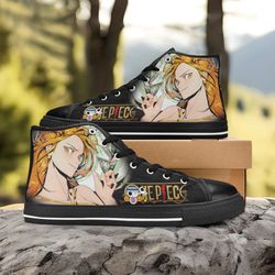 one piece straw hat nami high top shoes sneakers personalized custom kids and adult 1007202319