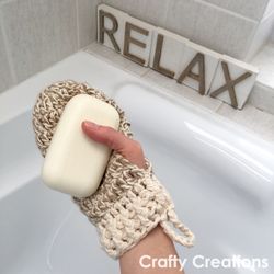 exfoliating mitten crochet pattern