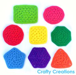 granny shapes crochet pattern