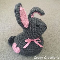 bunny doorstop crochet pattern