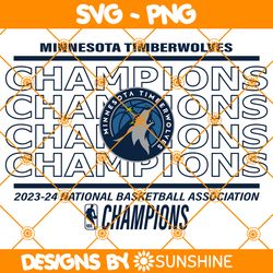 minnesota timberwolves 2024 nba champions svg, minnesota timberwolves svg, nba champions 2024 svg, basketball champions