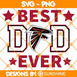 atlanta falcons best dad ever svg, atlanta falcons svg, father day svg, best dad ever svg, nfl father day svg