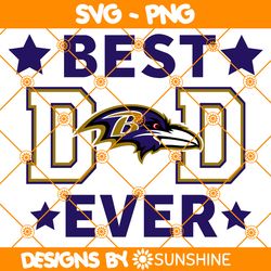 baltimore ravens best dad ever svg, baltimore ravens svg, father day svg, best dad ever svg, nfl father day svg