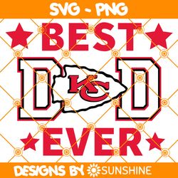 kansas city chiefs best dad ever svg, kansas city chiefs svg, father day svg, best dad ever svg, nfl father day svg