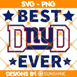 new york giants best dad ever svg, new york giants svg, father day svg, best dad ever svg, nfl father day svg