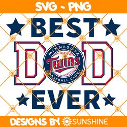 minnesota twins best dad ever svg, minnesota twins svg, father day svg, best dad ever svg, mlb father day svg