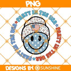 grunge smiley party in the usa fourth of july png, fourth of july png, 4th of july png, independence day png