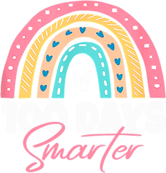 teacher job 100 days smarter teacher student 100th day of school rainbow 118