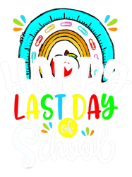 teacher job happy last day of school teacher student graduation rainbow 45