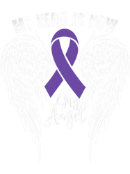 pancreatic warrior my hero pancreatic cancer awareness supporter ribbon