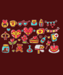 Love Stickers Element Collection