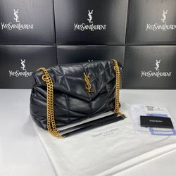 yves saint laurent puffer medium in nappa leather