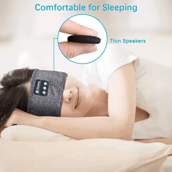 wireless bluetooth sleeping headphones headband comfortable music ear phones eye mask for side sleeper