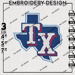 mlb texas rangers embroidery design, mlb logo embroidery, mlb texas rangers embroidery, machine embroidery design files