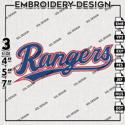 mlb texas rangers embroidery design, mlb embroidery, mlb texas rangers logo embroidery, machine embroidery design files