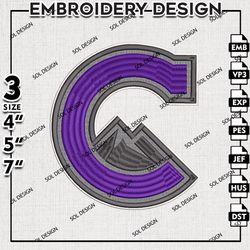 mlb colorado rockies embroidery design, mlb embroidery, mlb colorado rockies machine embroidery, embroidery design