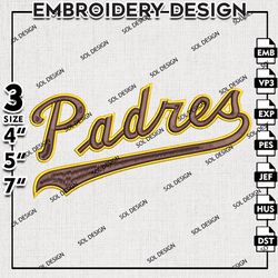 mlb san diego padres embroidery design, mlb logo embroidery, mlb san diego padres machine embroidery, embroidery design