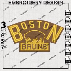 nhl boston bruins embroidery design files, nhl embroidery, nhl boston bruins embroidery, machine embroidery design