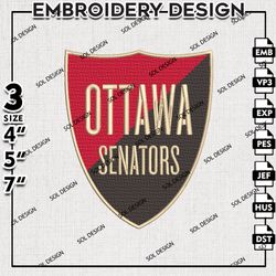 nhl ottawa senators embroidery design, nhl embroidery, nhl ottawa senators machine embroidery, machine embroidery design