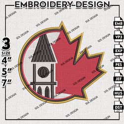 ottawa senators embroidery designs, nhl embroidery, nhl ottawa senators logo, machine embroidery, digital download