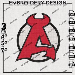 new jersey devils nhl a logo embroidery file, nhl embroidery, nhl devils embroidery, machine embroidery design
