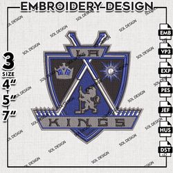 los angeles kings embroidery designs, nhl logo embroidered, los angeles kings embroidery designs, hockey logo embroidery