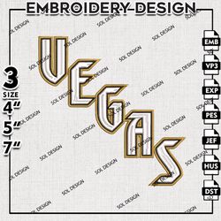 vegas golden knights embroidery design, nhl logo embroidery, nhl golden knights embroidery, machine embroidery design
