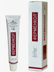 fermencol cosmetic gel 10 ml. from scars and scars after injuries, burns, operations.