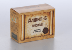 phytosbor (herbal drink) alfit-6 renal. morning and evening briquettes of 2 g 60 pcs (120g)