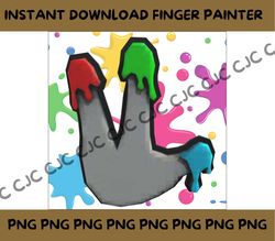 gorilla tag finger painter splat png svg clipart image for designs, gtag monke designs png high resolutin download