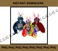 gorila tag png, gorilla tag monke png, gtag bunny ears, high quality design digital download