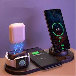 home electronics six in one wireless charging phone.