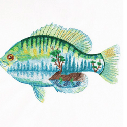 FISH : Embroidery Design, Haddonfield EST Embroidery Design,Embroidery design Movie Embroide BIR