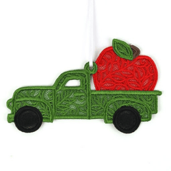 autumn apples retro truck ornament (lace) , anime embroidery designs, machine embroidery design anime slider naruto