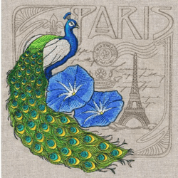 parisian peacock medley embroidery design , anime embroidery , machine embroidery design anime slider naruto