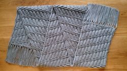 north pole scarf crochet pattern, crochet scarf for men pattern, unisex crochet scarf, gray reversible crochet scarf pdf