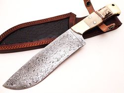custom handmade damascus steel chef&kitchen knife beautiful handle