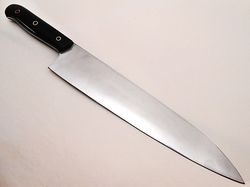 j2 steel knife custom handmade-14" inches fiber glass resin handle beautiful chef kitchen knife