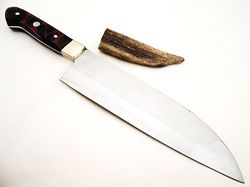 j2 steel knife custom handmade fiber glass resin handle beautiful -13" inches chef kitchen knife