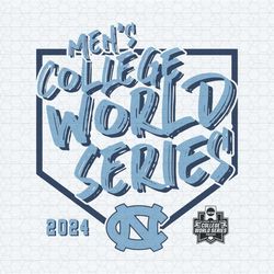 mens college world series 2024 ncaa unc baseball svg