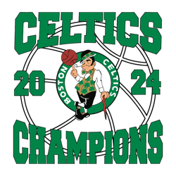 boston celtics 2024 champions logo svg