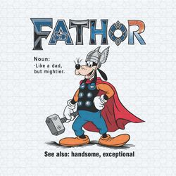 disney goofy fathor like a dad but mightier png