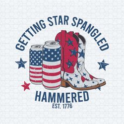 getting star spangled hammered est 1776 svg