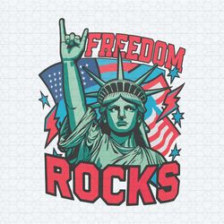 retro freedom rocks statue of liberty png