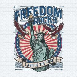 vintage freedom rocks land of the free png