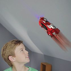 remote control wall climbing car with led lights - usb rechargeable, lightweight, strong abs plastic