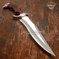 hand forged custom full tang bowie knife