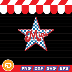 mini star svg, png, eps, dxf digital download