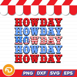howday svg, png, eps, dxf digital download
