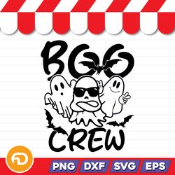 boo crew svg, png, eps, dxf digital download